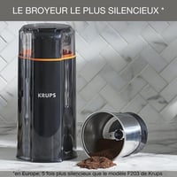 KRUPS GX3328 Silent Vortex Elektromos Kávé és Fűszermalom 3in1 Csendes Őrlő 5