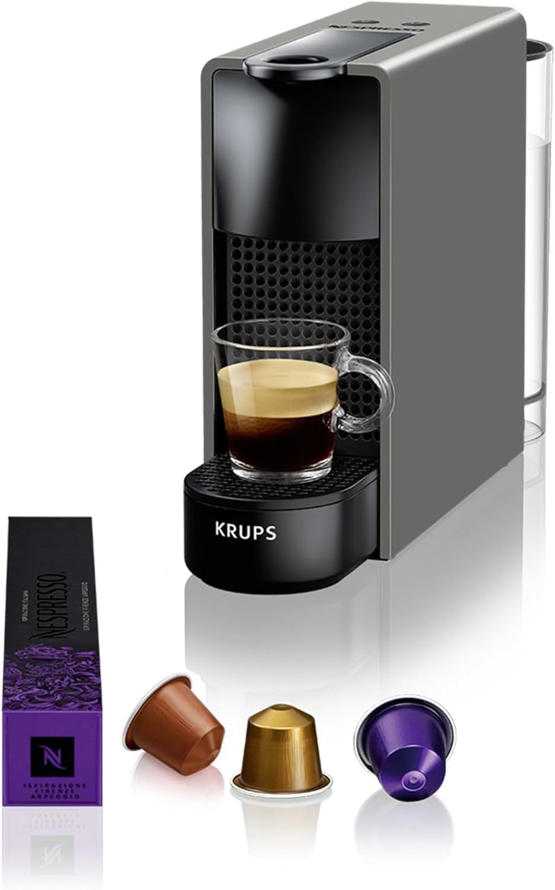 Krups Nespresso Essenza Mini szürke kapszulás kávéfőző 1260W