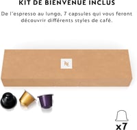 Krups Nespresso Inissia kompakt espresso kávéfőző kapszulához, 19 bar nyomás, piros 5