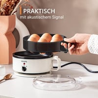 Krups Ovomat tojásfőző 7 tojáshoz melegentartó funkcióval fehér-fekete 7