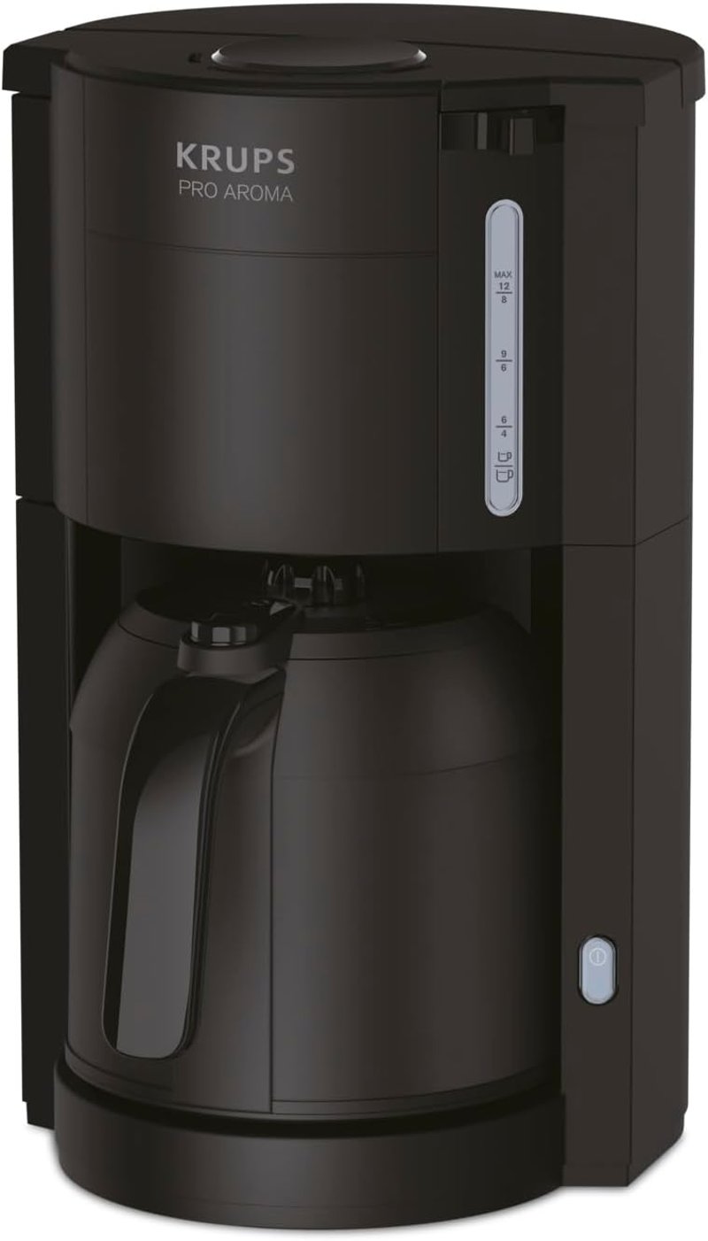 Krups ProAroma KM303810 Termikus Kávéfőző 800W 10-15 Csészéhez Fekete