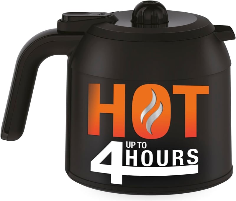 Krups ProAroma KM303810 Termikus Kávéfőző 800W 10-15 Csészéhez Fekete