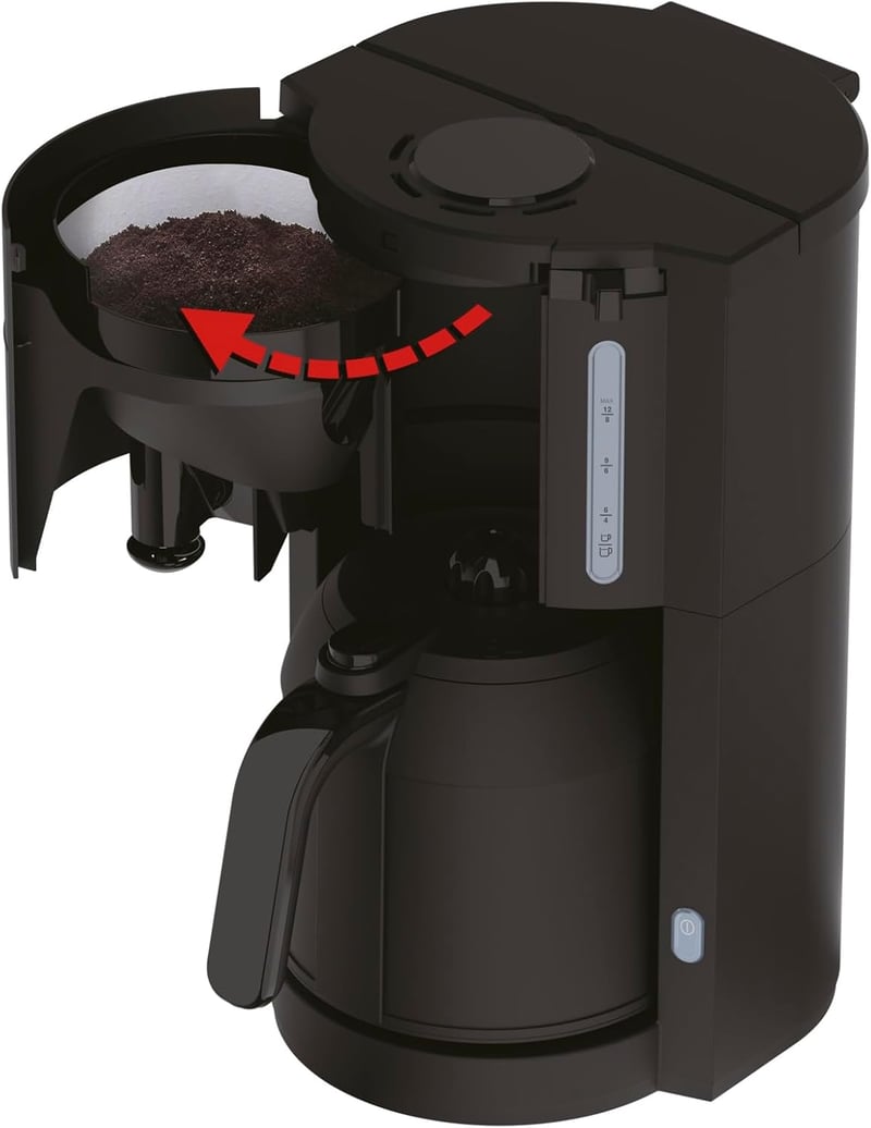 Krups ProAroma KM303810 Termikus Kávéfőző 800W 10-15 Csészéhez Fekete
