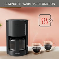 KRUPS ProAroma üveg kávéfőző 10 csészés 1050W 8