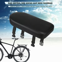 Scaun de Bicicletă pentru Copii KRYMXAR cu Căptușeală Groasă, Portbagaj Confortabil pentru Copii Mai Mari, pentru Excursii în Familie și Utilizare Zilnică 5