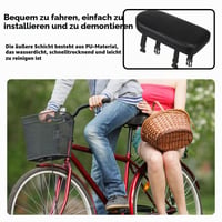 Scaun de Bicicletă pentru Copii KRYMXAR cu Căptușeală Groasă, Portbagaj Confortabil pentru Copii Mai Mari, pentru Excursii în Familie și Utilizare Zilnică 7