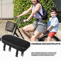 Scaun de Bicicletă pentru Copii KRYMXAR cu Căptușeală Groasă, Portbagaj Confortabil pentru Copii Mai Mari, pentru Excursii în Familie și Utilizare Zilnică 6