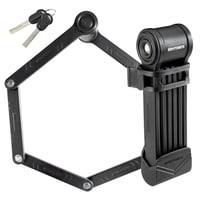 Skladací zámok na bicykel Kryptonite Keeper 510 s držiakom, 100 cm, 3 mm kalená oceľ, úroveň zabezpečenia 5/10, čierny 1