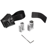 Držiak na cyklistický U-zámok Kryptonite Transit Flex Frame, čierny, 25 x 80 mm 1