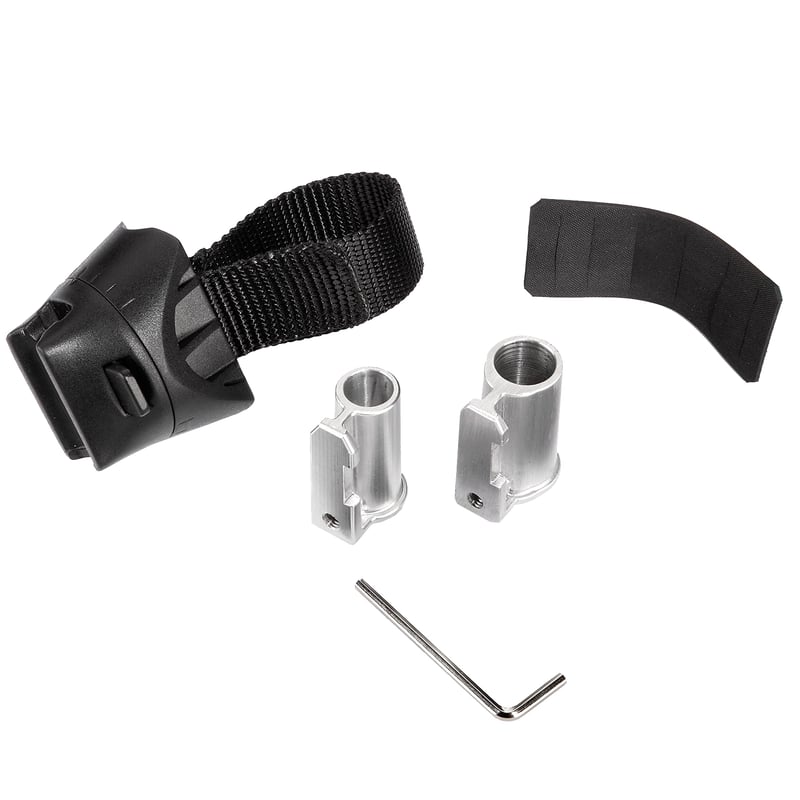 Držiak na cyklistický U-zámok Kryptonite Transit Flex Frame, čierny, 25 x 80 mm