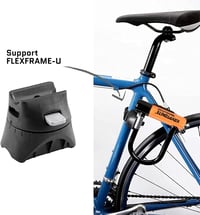 Držiak na cyklistický U-zámok Kryptonite Transit Flex Frame, čierny, 25 x 80 mm 2