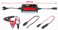 KS Tools 550.1730 Mikroprocesorová nabíjačka batérií 12V/2A pre AGM, gélové a mokré akumulátory 2