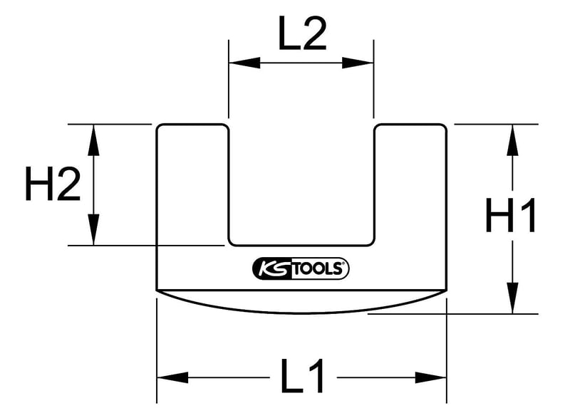 KS Tools gumibetét kalapácshoz 72 x 44 mm
