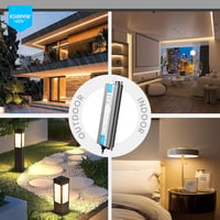 KSIBNW LED Transzformátor 24V 60W IP67 Vízálló Kültéri Tápegység EU Csatlakozóval - Túlfeszültség Védelemmel LED Szalagokhoz, Kerti Világítá 7