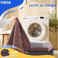 KSIIA Ortopédikus Kutyaágy Nagy Kutyáknak XL Mosható Párna Csokoládé 105x70cm 5
