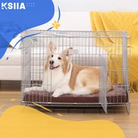 KSIIA Ortopédikus Kutyaágy Nagy Kutyáknak XL Mosható Párna Csokoládé 105x70cm 8