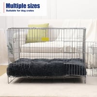 KSIIA XXL Kutyaágy Nagy Kutyáknak Mosható Plüss Szürke 122x74cm 7