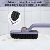 Kssvzz 4 részes 360° forgó fugakefe készlet - erős sörtés tisztítókefe fürdőszobához, konyhához, WC-hez, csempéhez 4