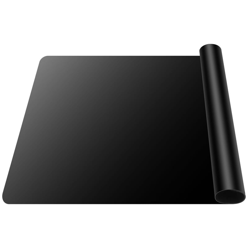 Silikónová podložka Kssvzz veľká 70x50 cm, čierna, protišmyková nepriľnavá podložka na stôl, podložka na maľovanie a odlievanie živice, DIY pracovná podložka