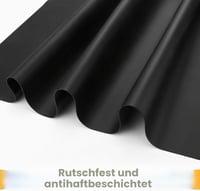 Silikónová podložka Kssvzz veľká 70x50 cm, čierna, protišmyková nepriľnavá podložka na stôl, podložka na maľovanie a odlievanie živice, DIY pracovná podložka 3