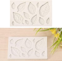 KSTEE 3D szilikon levél fondant tortaforma csokoládé díszítéshez 9