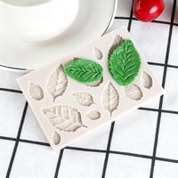 KSTEE 3D szilikon levél fondant tortaforma csokoládé díszítéshez 6