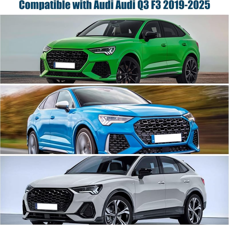 kswiown Audi Q3 F3 napellenző szett 3 részes, összecsukható hővédelem tárolóval