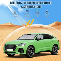 kswiown Audi Q3 F3 napellenző szett 3 részes, összecsukható hővédelem tárolóval 2