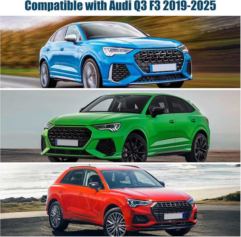 kswiown Audi Q3 F3 napellenző szett 8 részes, összecsukható hővédelem tárolóval