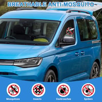 kswiown Mágneses Rovarháló VW Caddy/Ford Tourneo Connect 2020-2025 Oldalsó Ablakokhoz 7