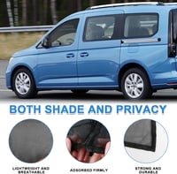 kswiown Mágneses Rovarháló VW Caddy/Ford Tourneo Connect 2020-2025 Oldalsó Ablakokhoz 6