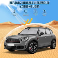 kswiown Mini Countryman F60/U25 napellenző szett 8 részes, összecsukható hővédelem tárolóval 2