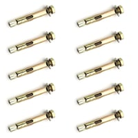 KtbeYTi 10 db 60 mm horgonycsavar, hatszög fejű bővítő tipli csavar M6x60 mm falhoz, fali rögzítés 1