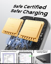 Magnetická bezdrôtová nabíjačka KU XIU M30 pre iPad Pro 12,9" (3. – 6. generácia) a iPad Air 13" (M2/M3) – 18W rýchlonabíjanie cez Smart Connector, hliníková nabíjacia podložka s 2 m káblom USB-C 6