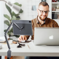 KU XIU Mágneses iPad Pro 11 Állvány, Összecsukható Tablet Tartó Rajzoláshoz és Munkához 6