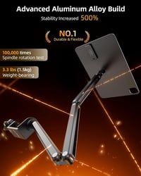 KU XIU X36 PRO MAX mágneses töltőállvány iPad Pro 11" M4 alumínium tartó 360° forgatható 4