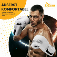 KUANG QUAN Boxkesztyű Férfi Női Edzés MMA Kickboxing Thai Box 7