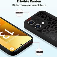 Husă 2 buc. pentru Xiaomi Redmi Note 13 Pro 5G / Poco X6 5G 6,67", husă de protecție din silicon TPU mat, rezistentă la șocuri, cu model de leopard 6