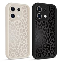 Husă 2 buc. pentru Xiaomi Redmi Note 13 Pro 5G / Poco X6 5G 6,67", husă de protecție din silicon TPU mat, rezistentă la șocuri, cu model de leopard 1
