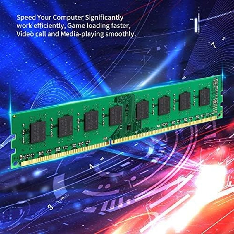 Kuesuny 8GB DDR3 1333MHz Memória Kit 2x4GB PC3-10600 UDIMM 240 Pin Asztali Számítógép RAM Modul