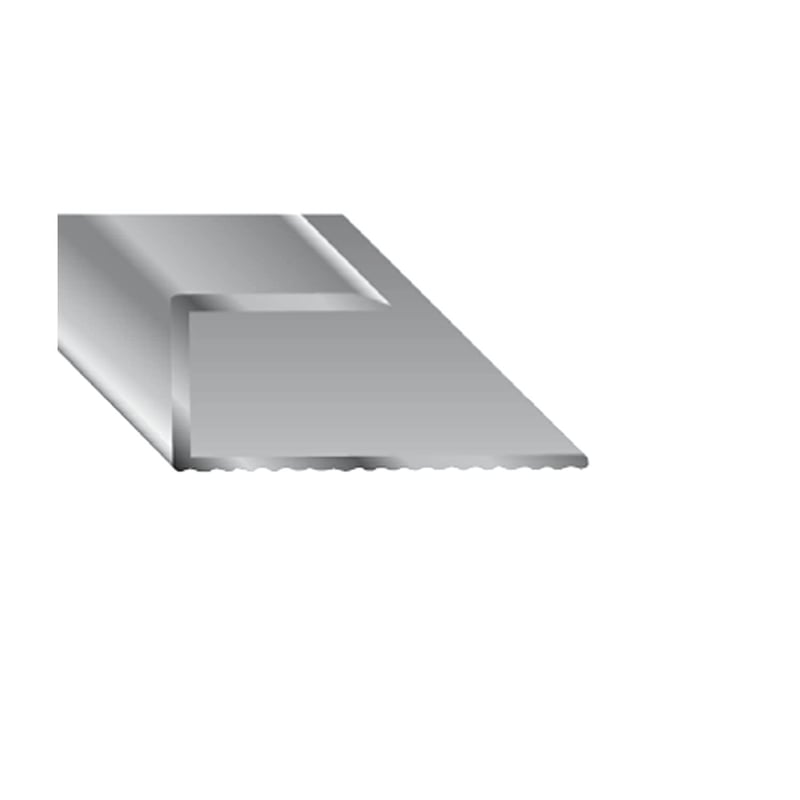 Kügele 11100 S 100 U-profil za klizna vrata, eloksirani aluminij, srebrna boja, 10/1000 mm