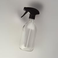 Kuishi Átlátszó Üveg Permetező Palack Fekete Pumpával 500ml Tartós Spray Flakon Tisztításhoz Növényápoláshoz 5
