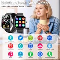 Kuizil okosóra Bluetooth hívással, 1,91" kijelző, 110+ sportmód, IP68, pulzus- és alvásfigyelő 6