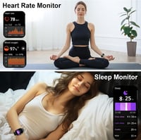 Kuizil okosóra Bluetooth hívással, 1,91" kijelző, 110+ sportmód, IP68, pulzus- és alvásfigyelő 5
