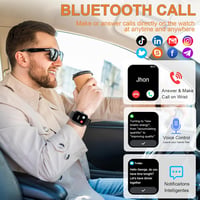 Kuizil okosóra Bluetooth hívással, 1,91" kijelző, 110+ sportmód, IP68, pulzus- és alvásfigyelő 3