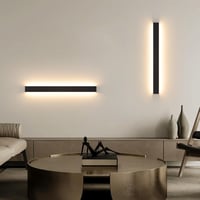 KUKAK 10 W 33 cm aplică de perete din aluminiu cu lumină în sus și în jos, lampă de perete modernă pentru interior, 3000 4000 6000 K, pentru sufragerie, dormitor, hol, scară 7