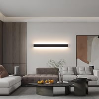 KUKAK 10 W 33 cm aplică de perete din aluminiu cu lumină în sus și în jos, lampă de perete modernă pentru interior, 3000 4000 6000 K, pentru sufragerie, dormitor, hol, scară 6