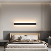 KUKAK 10 W 33 cm aplică de perete din aluminiu cu lumină în sus și în jos, lampă de perete modernă pentru interior, 3000 4000 6000 K, pentru sufragerie, dormitor, hol, scară 8