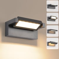 KUKAK 22W LED Kültéri Fali Lámpa IP65 Vízálló 3000K Meleg Fehér 350° 1