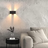 KUKAK 24W LED fali lámpa mozgásérzékelővel, IP65 vízálló, meleg fehér, kültéri beltéri 8